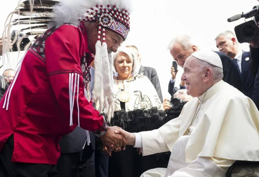 Папа и индейцы