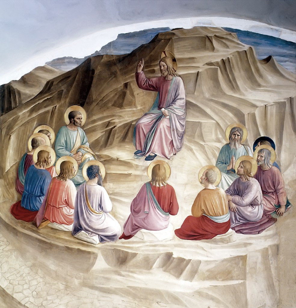 Fra Angelico, Kazanie na Górze (klasztor San Marco, Florencja)
